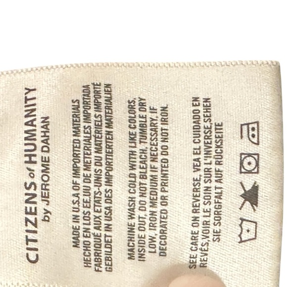 Women’s of Humanity by Jerome Dahan Black Currant High Rise Skinny Pants Size 28 - Picture 10 of 10